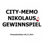 Erinnerung an unser CITY-MEMO Nikolausgewinnspiel